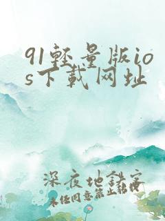 91轻量版ios下载网址