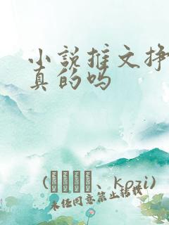 小说推文挣钱是真的吗