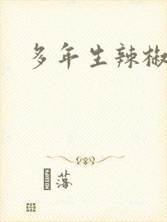 多年生辣椒树