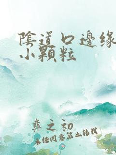 阴道口边缘长了小颗粒