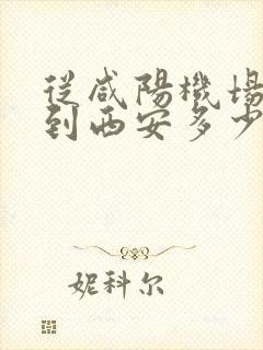 从咸阳机场打车到西安多少钱
