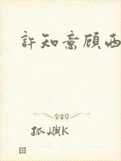 许知意顾西洲