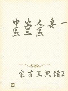 中出人妻一区二区三区