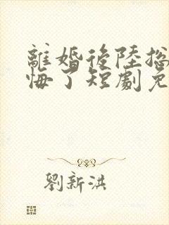 离婚后陆总他后悔了短剧免费观看
