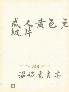 成人黄色免费一级片
