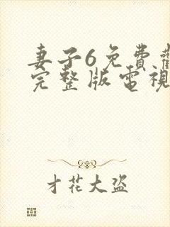 妻子6免费观看完整版电视剧妻子的秘密