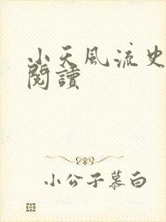 小天风流史在线阅读