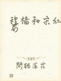 程樯和宋红菱结局