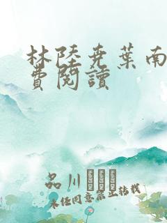 林陆尧叶南意免费阅读