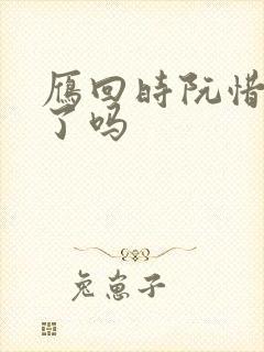 雁回时阮惜文死了吗