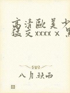 高清欧美少妇性猛交xxxxⅹ黑人猛交