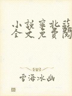 小说宁北苏清荷全文免费阅读