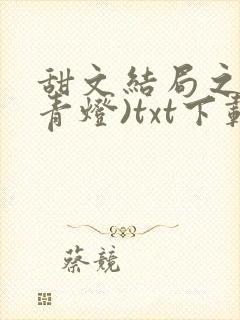 甜文结局之后(青灯)txt下载