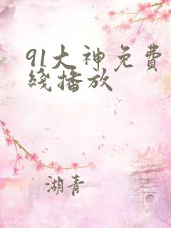 91大神免费在线播放