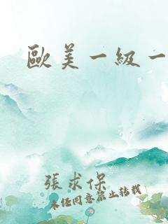 欧美一级一片
