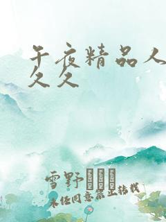 午夜精品人妻久久久