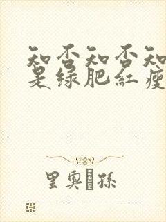 知否知否知否应是绿肥红瘦原著叫什么