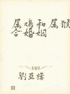 属鸡和属猴合不合婚姻