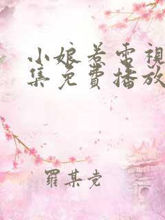 小娘惹电视剧全集免费播放