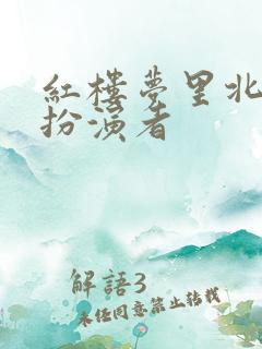 红楼梦里北静王扮演者