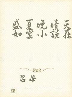 盛夏晚晴天美人如云小说在线