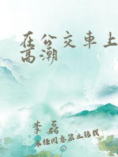 在公交车上插到高潮