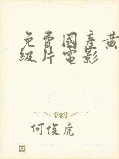 免费国产黄色一级片电影