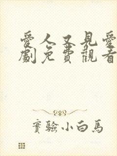 爱人又见爱人短剧免费观看