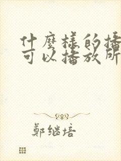 什么样的播放器可以播放所有视频