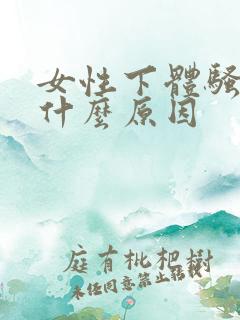 女性下体骚痒是什么原因