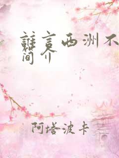谁言西洲不知意简介