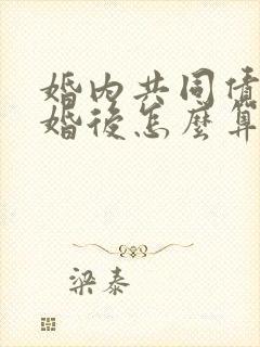 婚内共同债务离婚后怎么算