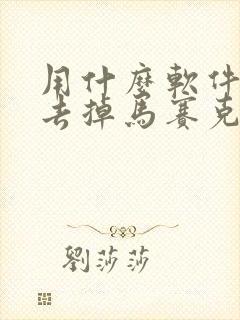 用什么软件可以去掉马赛克