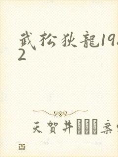 武松狄龙1982