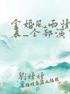 金婚风雨情演员表_全部演员介绍