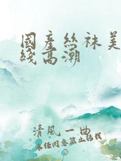 国产丝袜美腿在线高潮