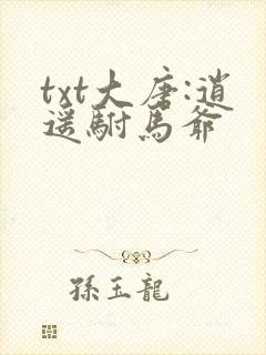 txt大唐:逍遥驸马爷
