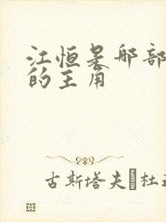 江恒是哪部小说的主角