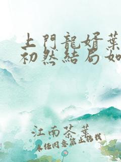 上门龙婿叶辰萧初然结局如何
