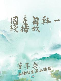 国产日韩一区在线播放