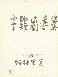 少帅你老婆又跑了短剧合集
