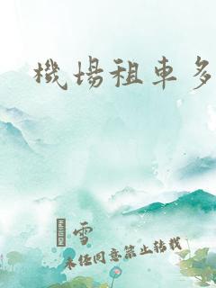 机场租车多少钱