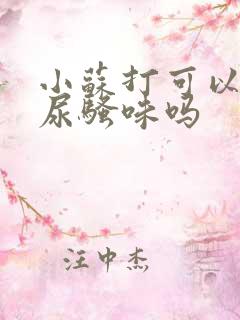小苏打可以去除尿骚味吗