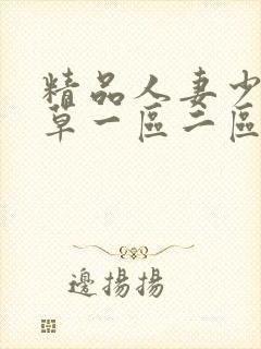 精品人妻少妇嫩草一区二区三区