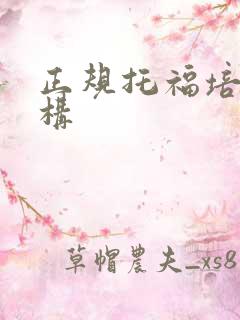 正规托福培训机构