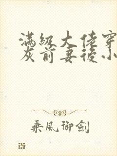 满级大佬穿成炮灰前妻后小说