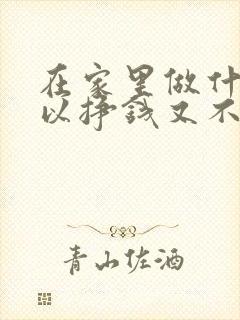 在家里做什么可以挣钱又不用投资