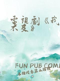 电视剧《我怕来不及》