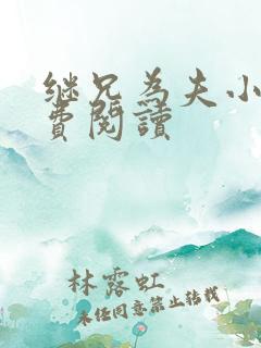 继兄为夫小说免费阅读