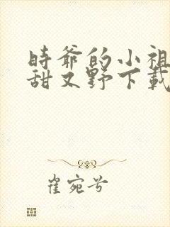 时爷的小祖宗又甜又野下载txt